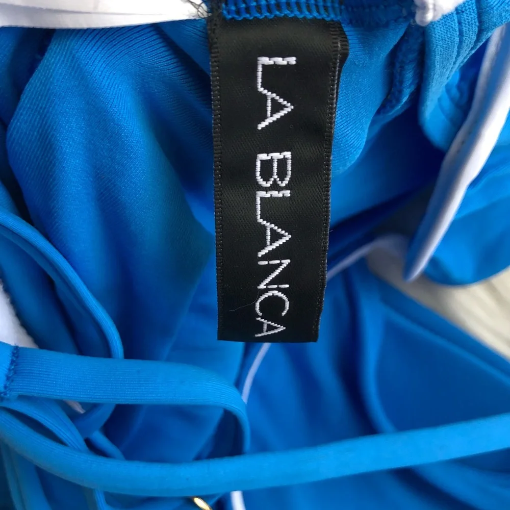 La Blanca Womens Island Goddess Underwire Tankini Top NWT - Picture 8 of 8